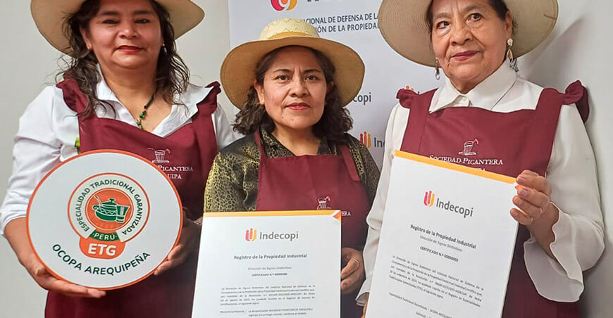 La ocopa arequipeña es reconocida como Especialidad Tradicional Garantizada