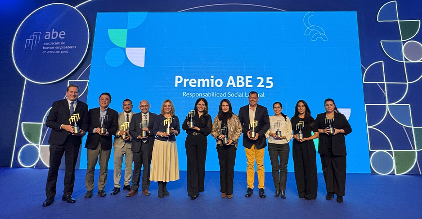  Viru S.A. es reconocida con tres Premios ABE por sus buenas prácticas laborales y de RSE 