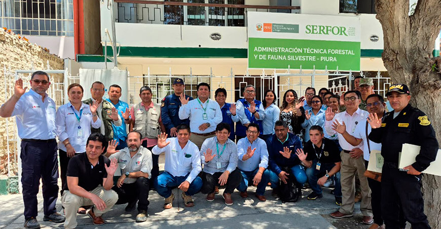 Piura instala su Mesa Regional de Control y Vigilancia Forestal y de Fauna Silvestre