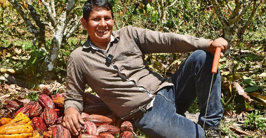 Percy Díaz Cuadros llevó el cacao del Vraem a la cima en los Premios Summum