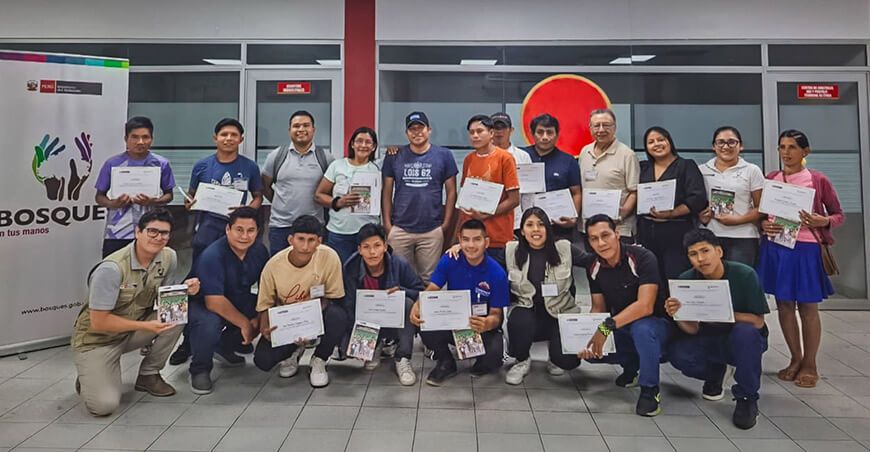 Programa Bosques capacitó a líderes y lideresas indígenas en monitoreo y vigilancia de bosques San Martín Minam Perú