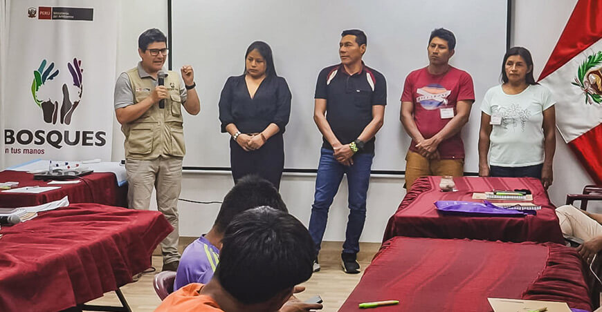Programa Bosques capacitó a líderes y lideresas indígenas en monitoreo y vigilancia de bosques San Martín Minam Perú