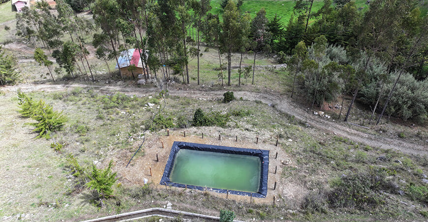 reservorios Cajamarca Perú