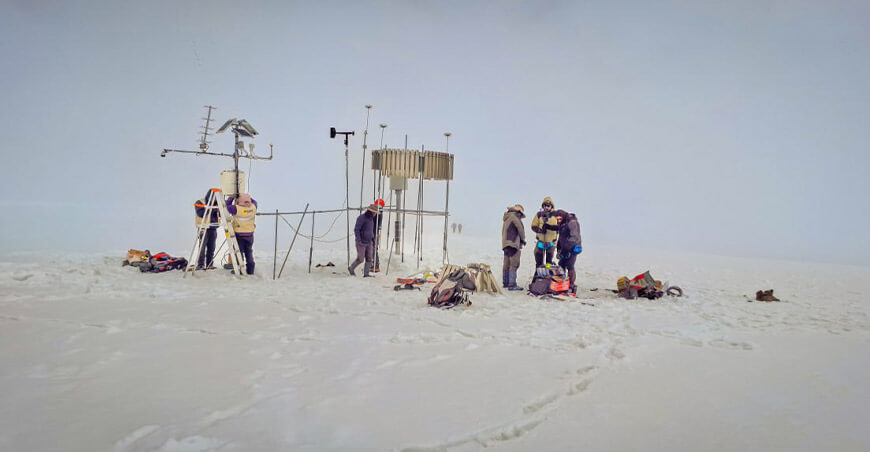 Senamhi garantiza el monitoreo climático en los nevados Quelcaya y Quisoquipina en Cusco