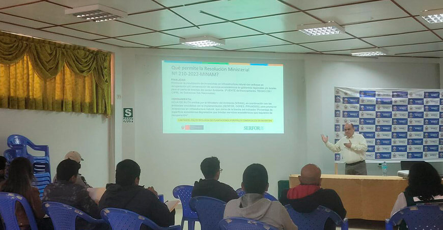 Serfor capacitó a más de 200 autoridades en mecanismos de inversión para el sector forestal