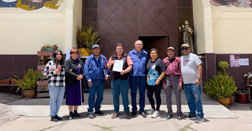 Serfor transfirió 1312 kg de palo santo a la Parroquia San Antonio de Padua de Huaraz