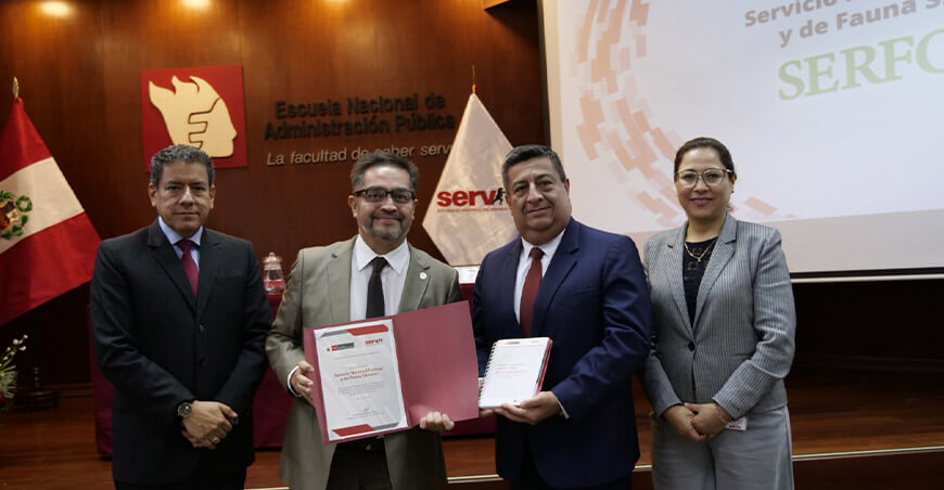 Serfor es reconocido por sus avances en el proceso del tránsito al nuevo servicio civil