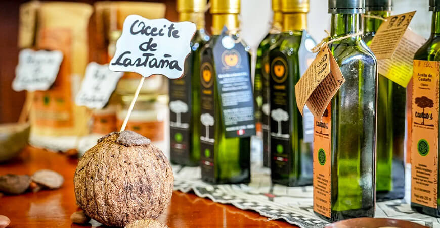 aceite de castaña Perú