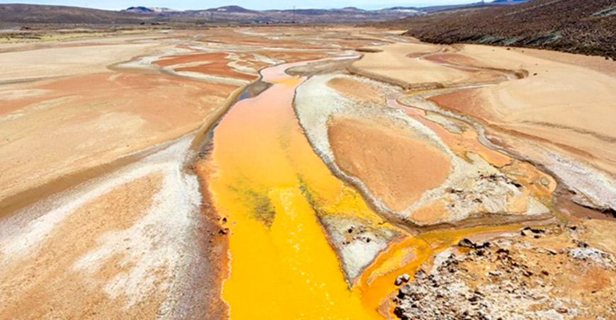 contaminación los ríos Titire y Coralaque