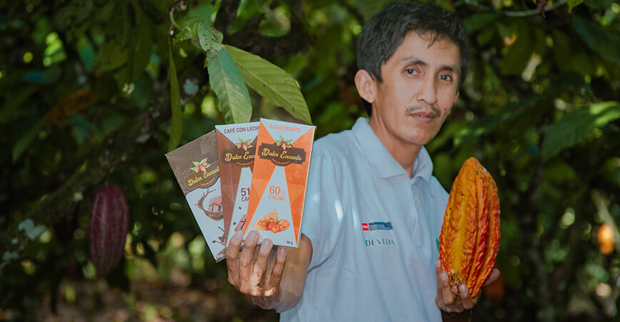 Cooperativa Santa Lucía asegura venta de 50 TM de cacao a empresa Nutry Body
