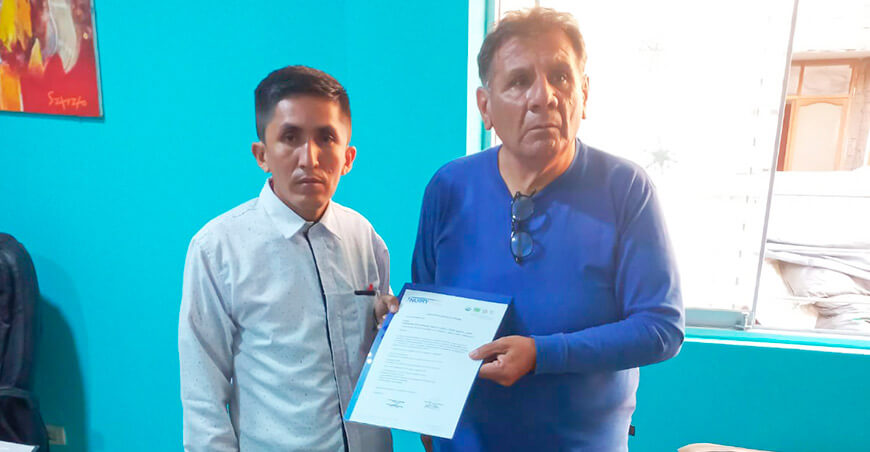 Cooperativa Santa Lucía asegura venta de 50 TM de cacao a empresa Nutry Body