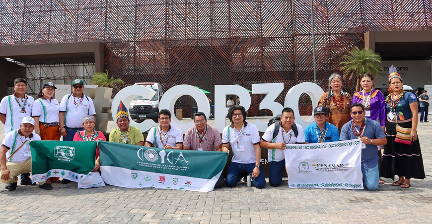 Pueblos indígenas plantearon agenda climática para garantizar derechos colectivos y protección de la Amazonía