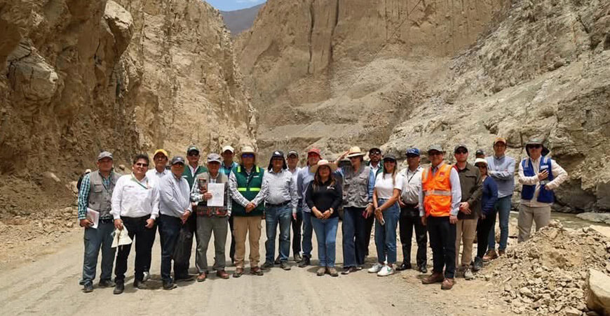 Delegaciones técnicas de España, Canadá, Japón y Reino Unido inician visitas de campo al Proyecto Chinecas en Áncash Perú