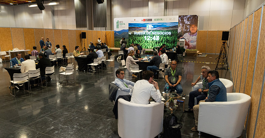 Expo Forestal Perú ruedas de negocio Serfor