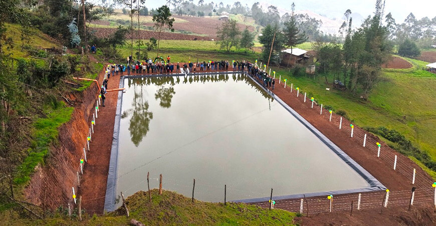 Inauguraron 200 reservorios en San Miguel para fortalecer el desarrollo agropecuario Cajamarca Perú