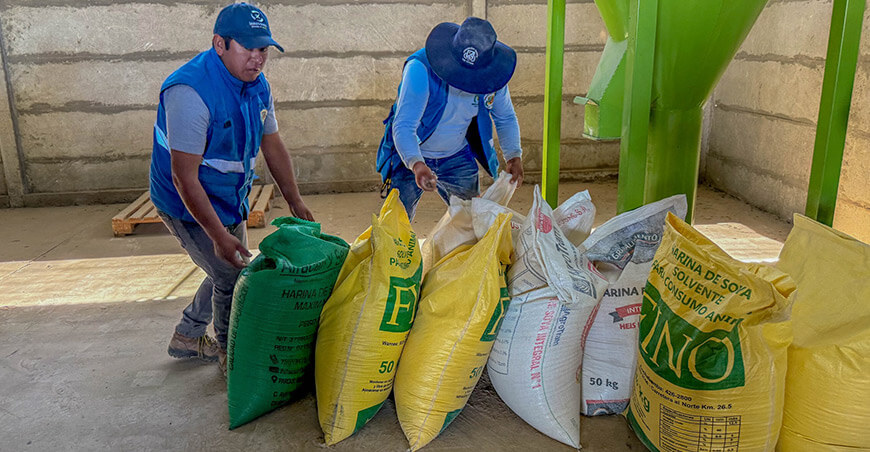 Ganaderos de San Antonio se capacitan en elaboración de alimento balanceado Moquegua Perú
