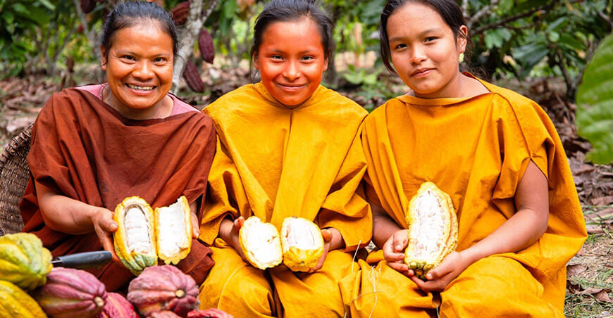 productoras de cacao de comunidades nativas Perú