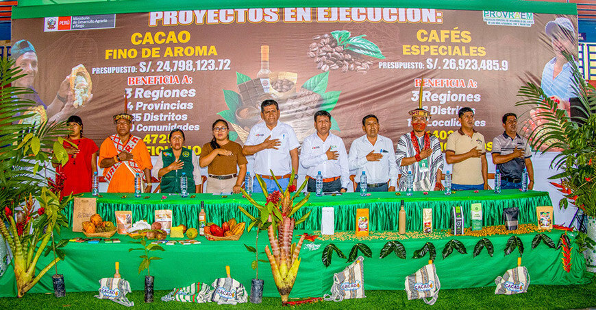 ProVraem lanza proyectos de café y cacao en beneficio de miles de familias agricultoras