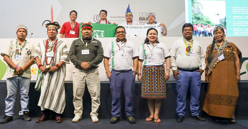 Pueblos indígenas plantearon agenda climática para garantizar derechos colectivos y protección de la Amazonía