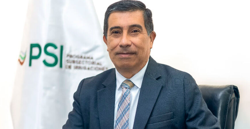 ingeniero agrícola Rafael Ignacio Palacios Pérez asume la dirección ejecutiva del Programa Subsectorial de Irrigaciones PSI