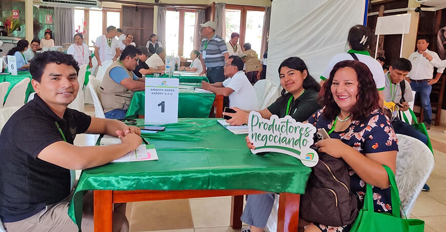 rueda de negocio productores de Madre de Dios