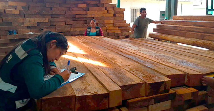 Serfor decomisó 17 644 pies tablares de madera en Puno