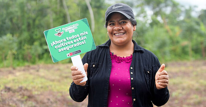 Midagri activa Seguro Agrícola Catastrófico