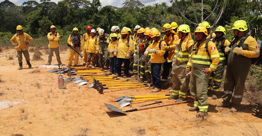 Loreto fortalece su primera línea de defensa contra incendios forestales con nuevas brigadas especializadas Sernanp Perú