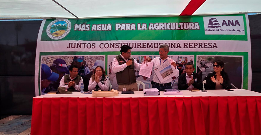 ANA presenta estudios de potencial hídrico para proyecto que contempla la construcción de una represa en Barranca Lima Perú