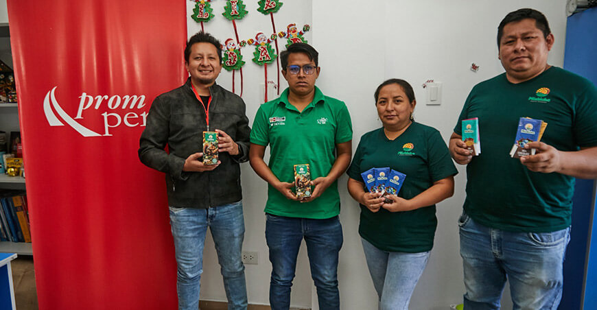 Asociación del Vraem exportó 2000 barras de chocolate bitter Miskicha a Italia Devida Perú 