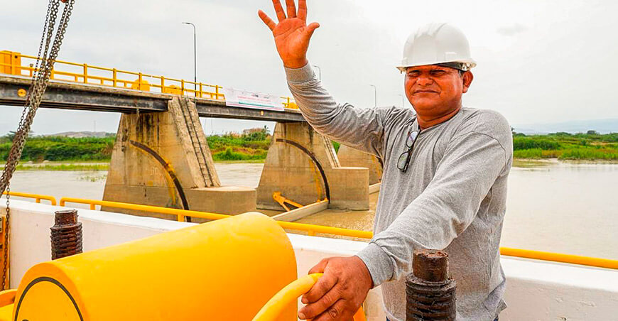 rehabilitación del Canal La Peña Tumbes Perú