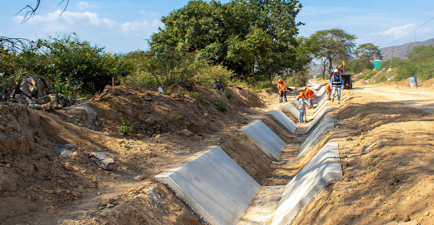 Obras del canal Papayo registran un avance de 45 % y beneficiarán a 577 hectáreas de cultivos Lambayeque Perú