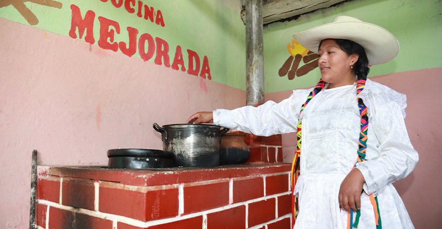 cocinas mejoradas Cajamarca Perú