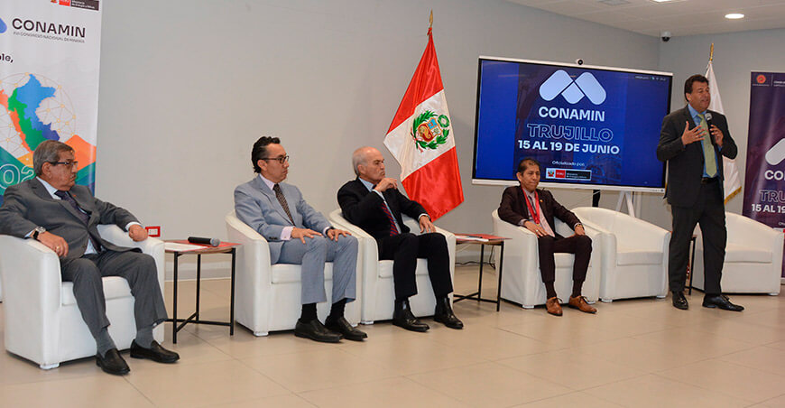 Presentan oficialmente el XVI Conamin 2026, la cumbre minera más importante de la macrorregión norte