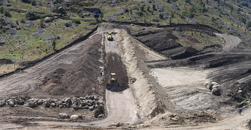 Cajamarca avanza en la seguridad hídrica con la construcción de la qocha Agua Negra