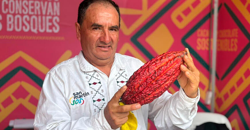 Expovida San Martín Devida Perú productores de cacao