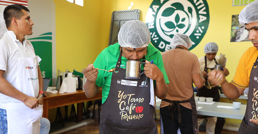 Productores fortalecieron sus capacidades técnicas para promover la calidad del café Ayacucho Devida Perú