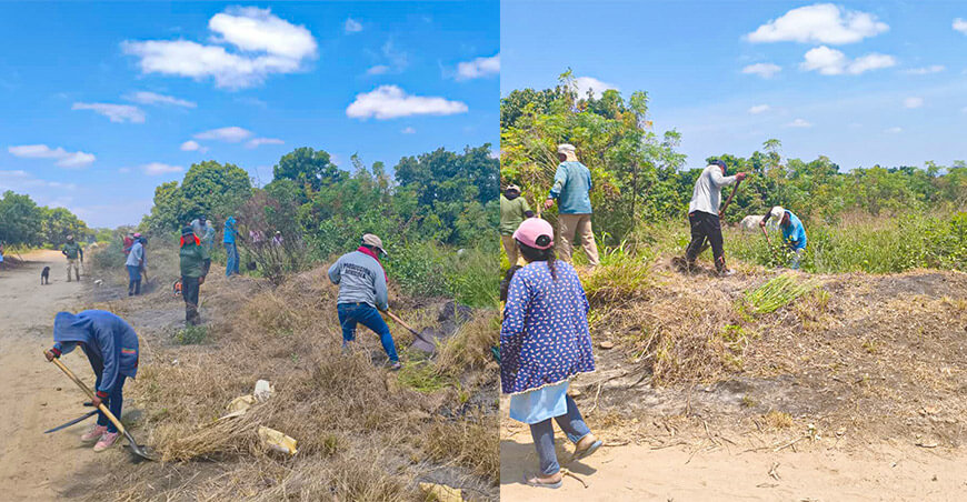Limpian y descolmatan 25.6 km de canales y drenes para proteger cultivos Piura Perú