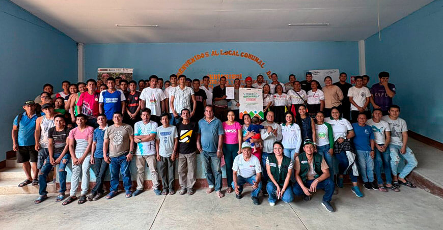Entregaron título de propiedad rural a la comunidad nativa Ishichihui San Martín