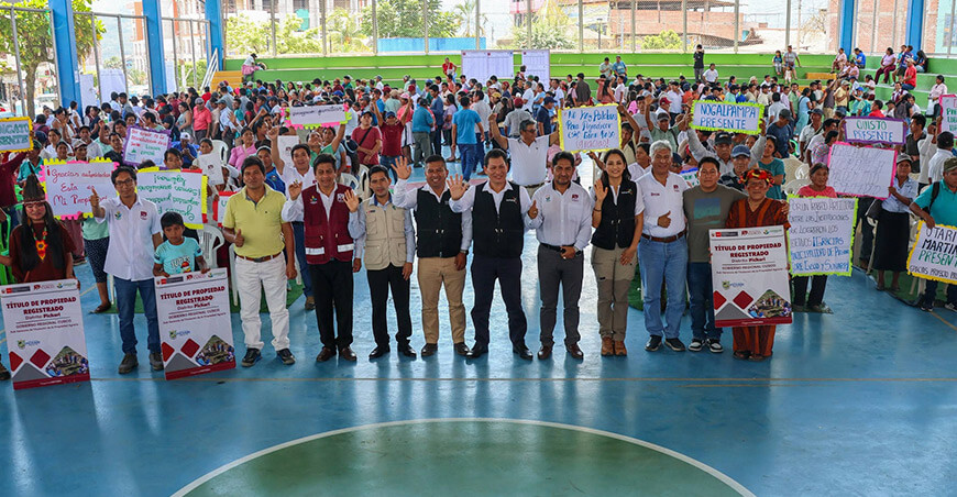 Más de 700 productores de Pichari recibieron títulos de propiedad rural Cusco Perú