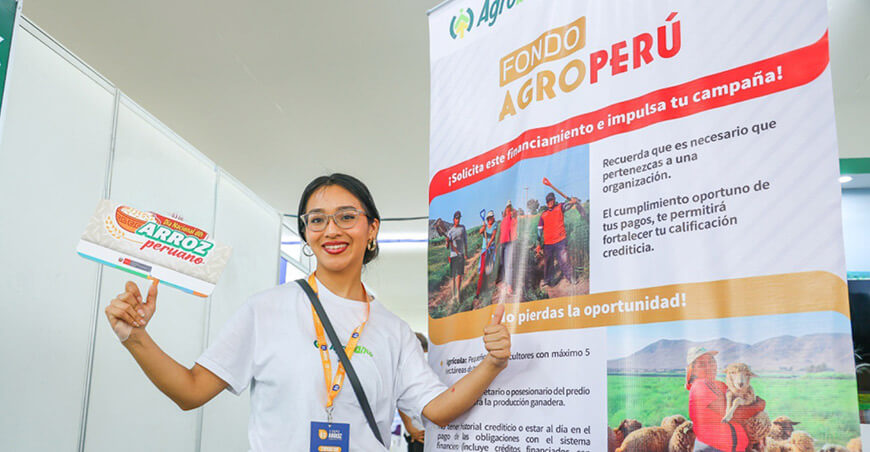 productores agrarios a través del Fondo AgroPerú Agrobanco Perú