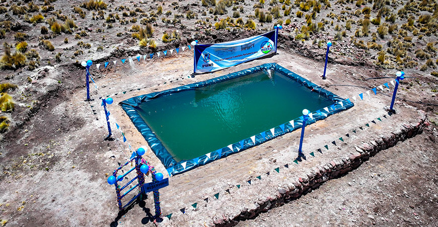 Puno entregó más de 400 microrreservorios para reforzar la seguridad hídrica en el altiplano