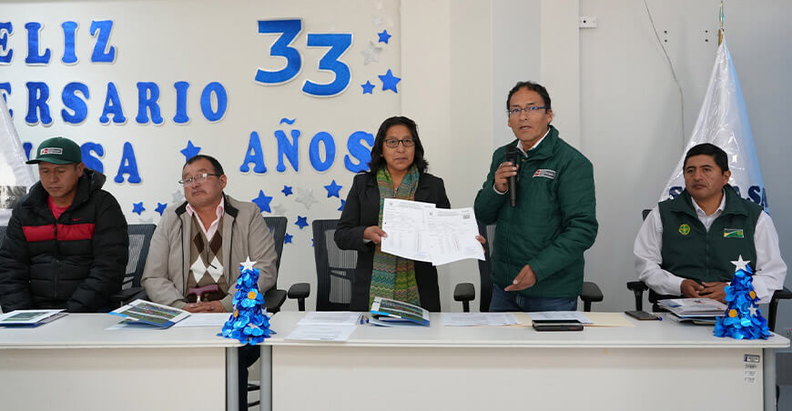 Senasa certificó a la DRA Huancavelica como productora de semillas de papa de alta calidad