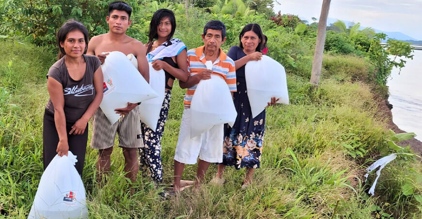 IIAP entregó 30 000 alevinos a pueblos Awajún y Wampis en Amazonas