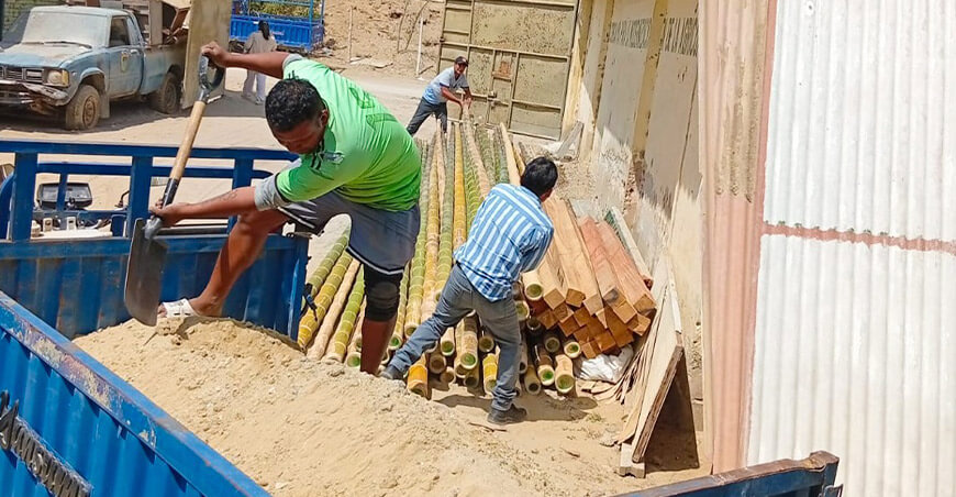 Construyen viveros agroforestales para fortalecer la educación ambiental en Sechura Piura