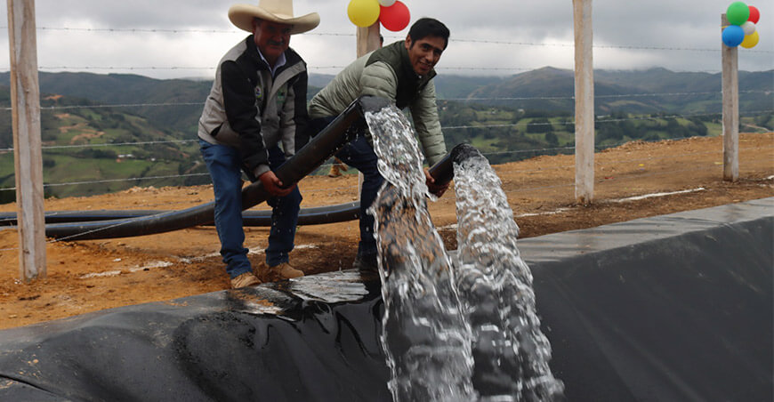 Cajamarca consolida su apuesta hídrica con la inauguración del reservorio 8000