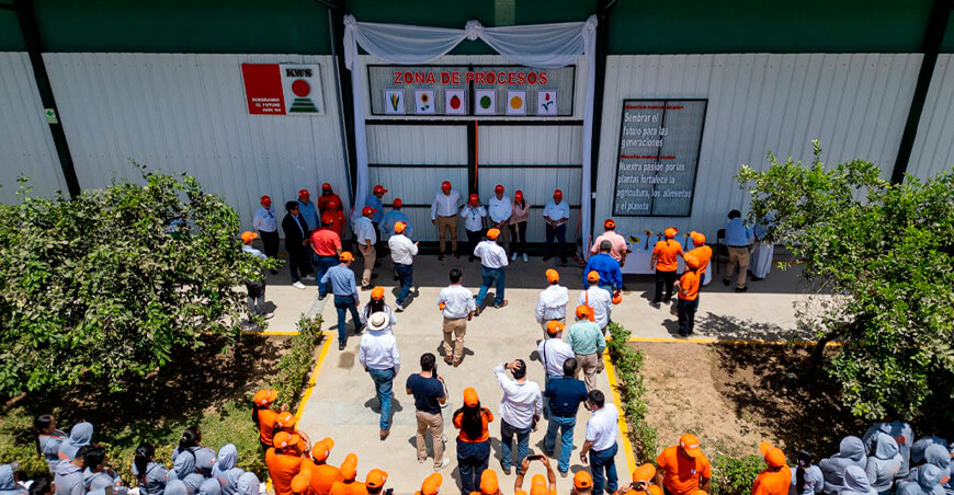 KWS Perú inaugura nueva zona de procesos y campo sostenible