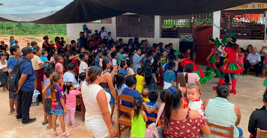 Ocho Sur llevó alegría a más de 3000 niños y niñas de comunidades originarias