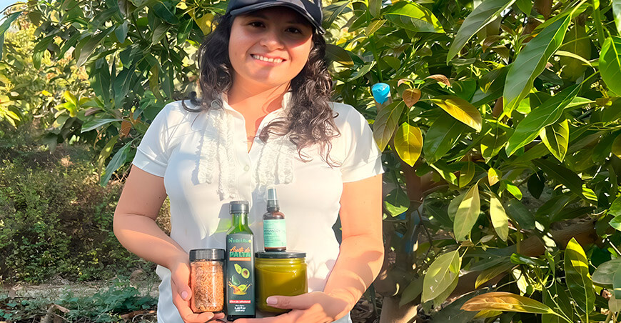 ingeniera agroindustrial Miriam Vásquez Chuquizuta, presidenta de la Asociación de Agricultores Innovadores de Áncash - Ediflor