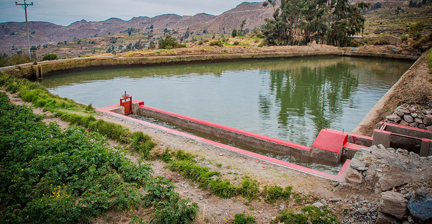 Entregaron canal de riego Chunchuna a los productores de Puquina Moquegua Perú